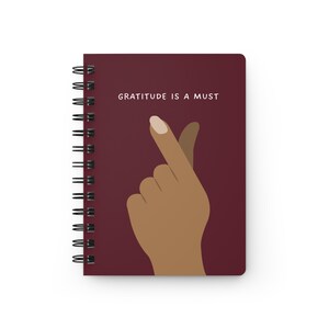 Finger Heart of Gratitude Journal in Ruby image 1