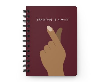 Finger Heart of Gratitude Journal in Ruby