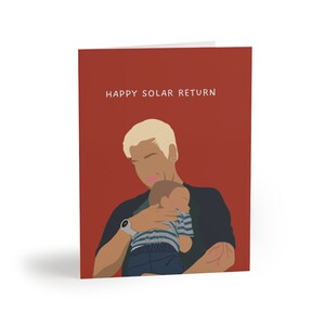 Happy Solar Return Cards in Spice 8 pack image 1