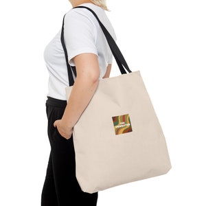 Brand Tote in Taupe-y image 4