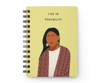 Live In Possibility Journal in Lime Zest