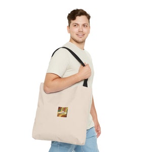 Brand Tote in Taupe-y image 3