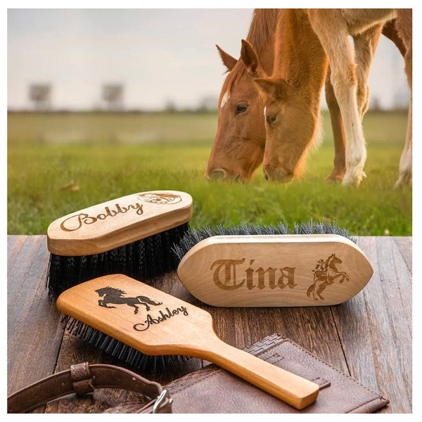 Horse Hair Brush Etsy