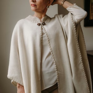 Handmade Baby Alpaca Poncho: Ecuadorian Highland Wool