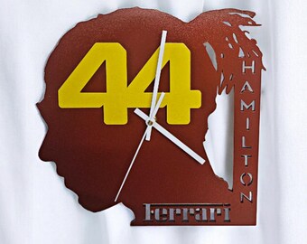 Lewis Hamilton Ferrari clock