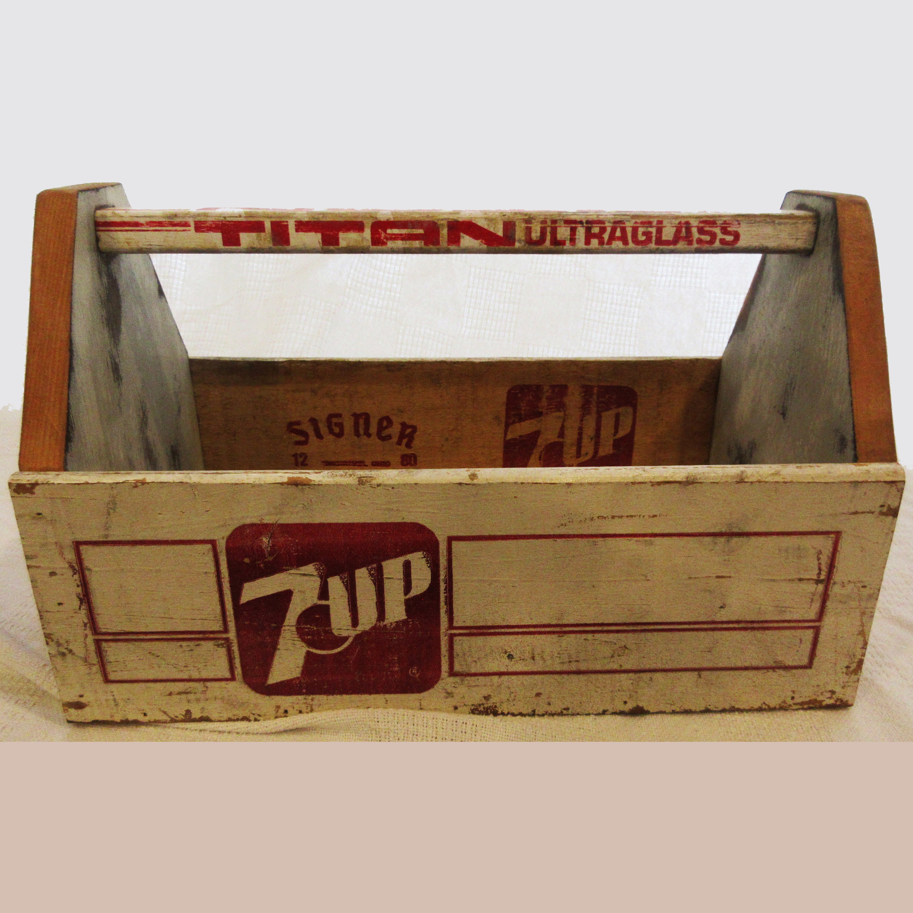 7up Vintage Wood Crate - Etsy