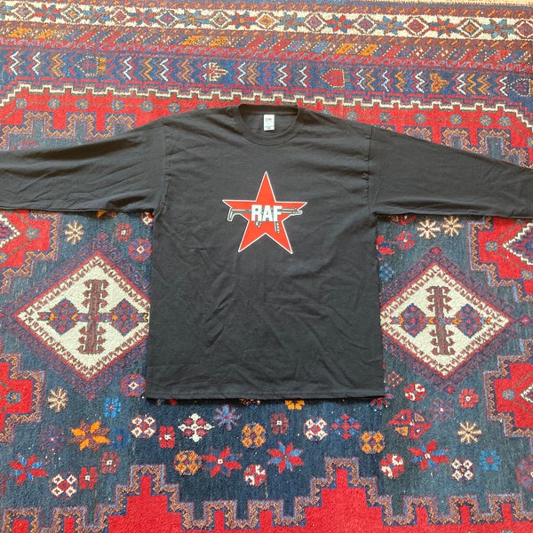 RAF Langarm Shirt SCHWARZ - Red Army Faction - Rote Armee Fraktion - Cult Shirt