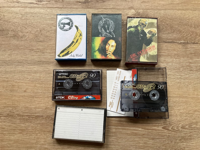 Personalisiertes Mixtape Walkman Oldtimer Vinyl Personalisierte Hörkassette 90 Minuten LP, CD, MP3 usw Bild 5