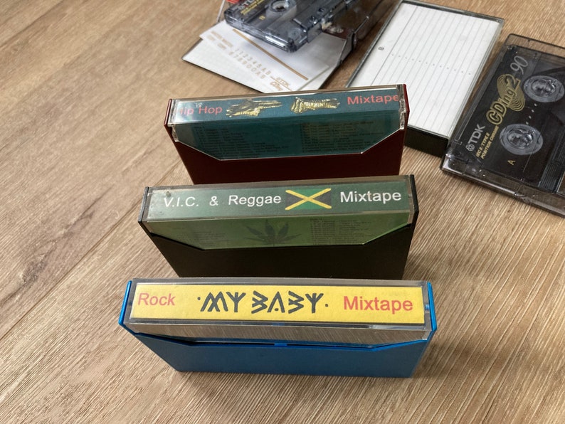 Personalisiertes Mixtape Walkman Oldtimer Vinyl Personalisierte Hörkassette 90 Minuten LP, CD, MP3 usw Bild 8