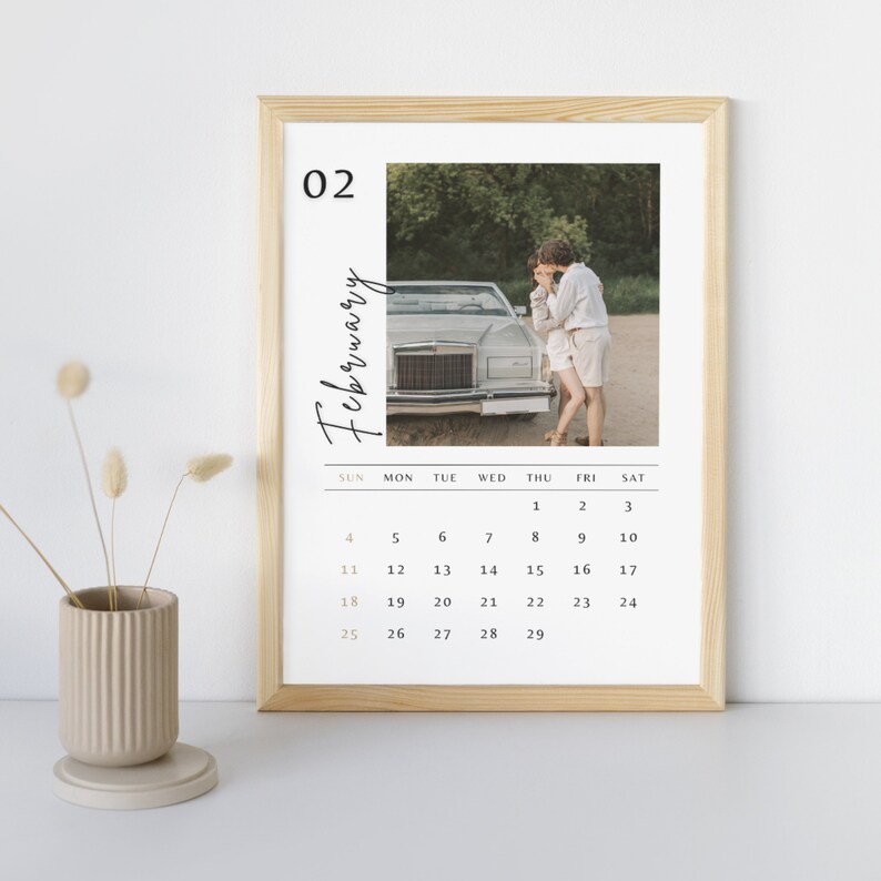 2025 Wall Calendar Editable 2025 Wall Calendar Template Personalized