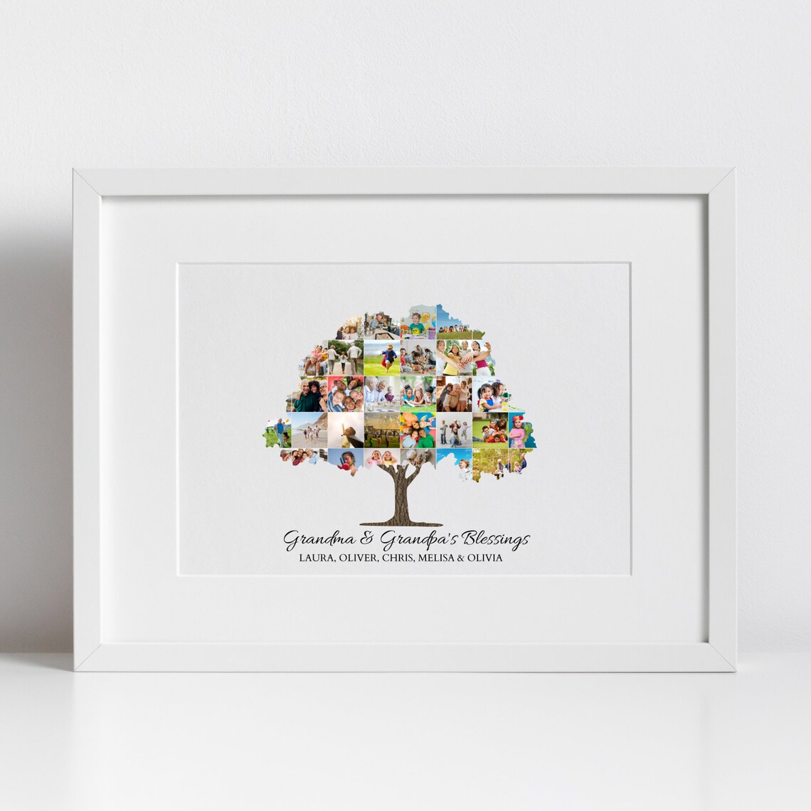 Custom Photo Collage Template Printable 31 Pictures Collage for ...