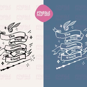 Baguette magique Fichiers SVG / PNG I Oeuvre d'art originale I Téléchargement numérique instantané I Cricut I Impression