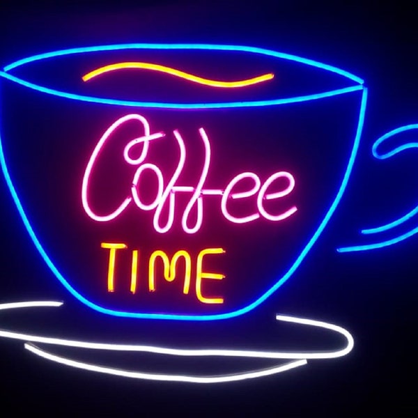 Coffee Time Neon Sign Etsy