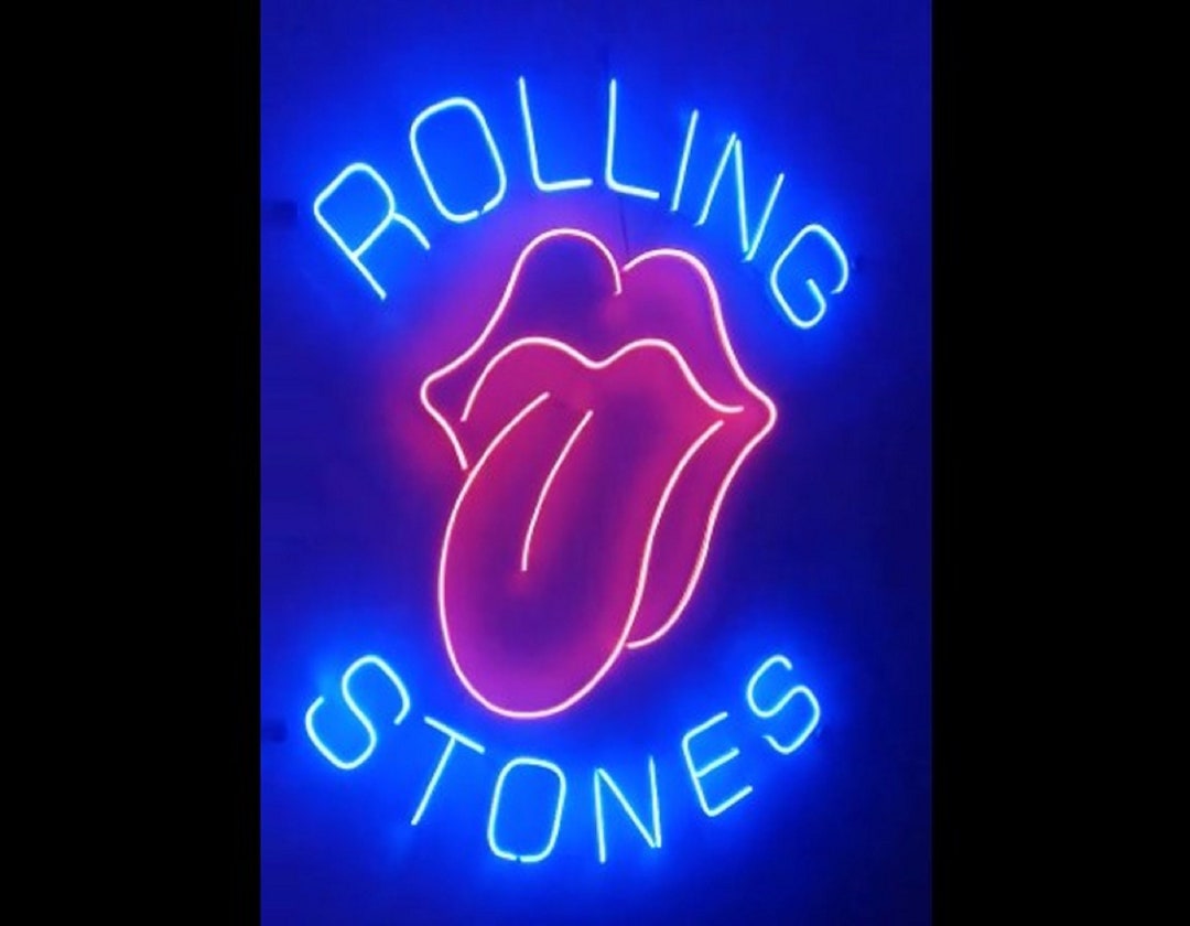 Rolling Stones Neon Sign Custom Designed Neon Signs Etsy