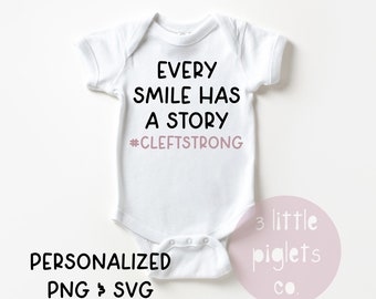 Lippenspalte Digitaler Download Cleft Cut-Datei Lippen- und Gaumenspalte Png Cleft Sublimation Cleft Surgery Digital File Cleft Awareness