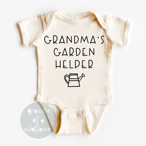 Grandma&#39;s Garden Helper SVG, Plant Baby Svg, Spring Baby Png, Infant Baby Svg, Cut Files, Helping Grandma in Garden, Garden Spring SVG