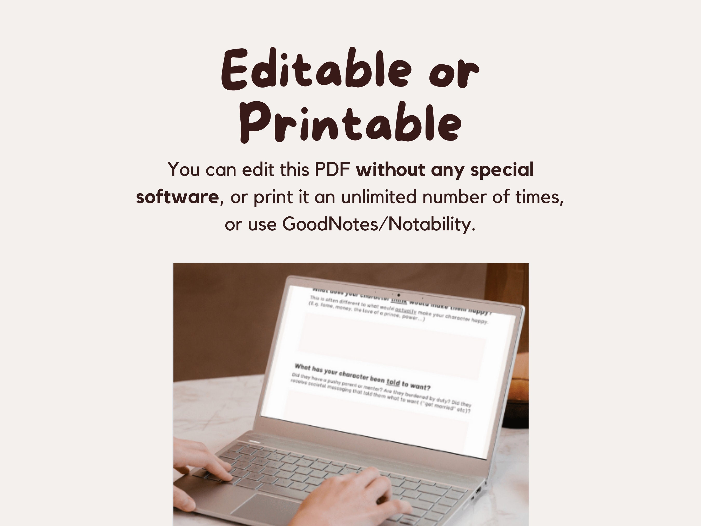 Character Workbook: Novel Writing Templates, Character Profiles ...