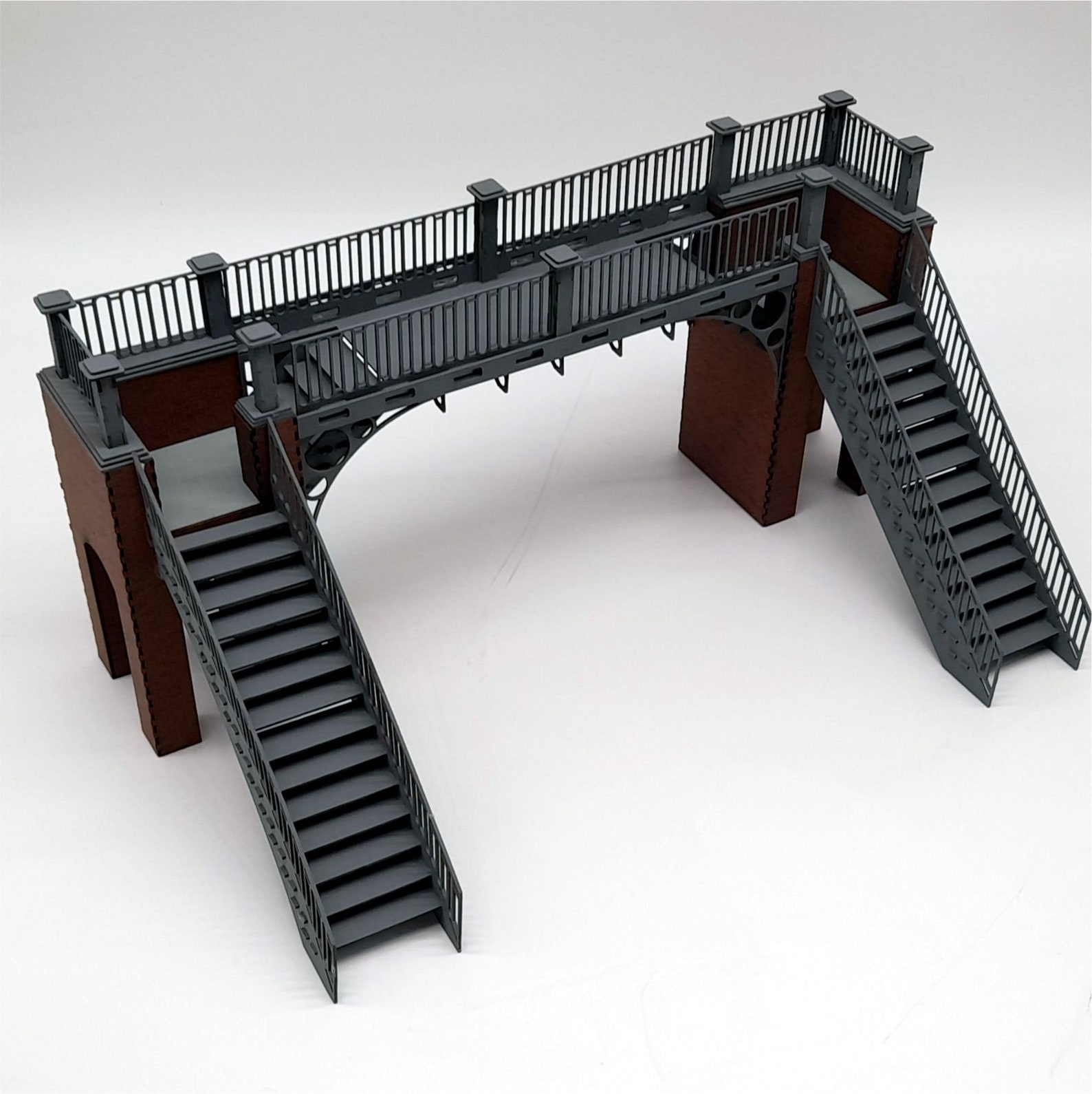 Modelux O Gauge Victorian Station Footbridge Kit Form Etsy