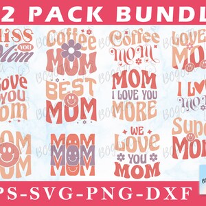 Mama SVG, Retro Mama SVG, Mom SVG, Boho Mom svg, Groovy Svg, Mama Wavy Text Svg, Mama Png, Moms Club Svg, Trendy Svg, Gift For Mom