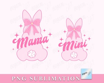 Coquette Mama PNG, Mama Mini Png, Mothers Day Png, Soft Girl Era Png, Pink Bow Png, Aesthetic Png, Girly Png, Coquette Shirt Design, Mama