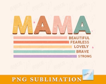 She is Mom PNG, Retro Mother PNG, Blessed Mom Png, Mom Shirt, Mom Life Png, Mother's Day Png, Mom Png, Gift for Mom, Retro Mama Quotes, Mama