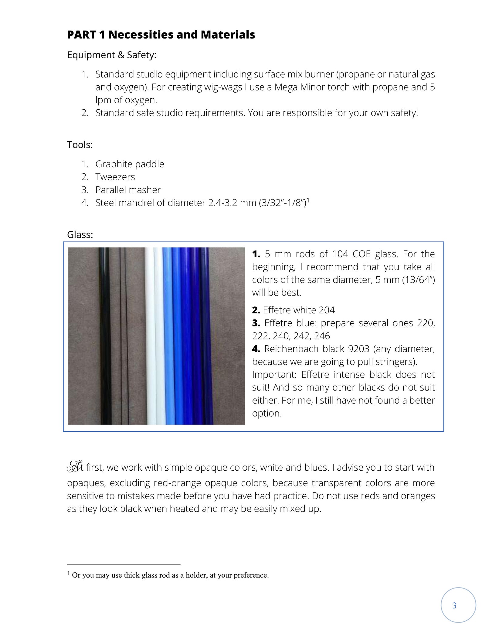Wigwag Lampwork Tutorial Ebook Howto Create Striped and Wavy Glass