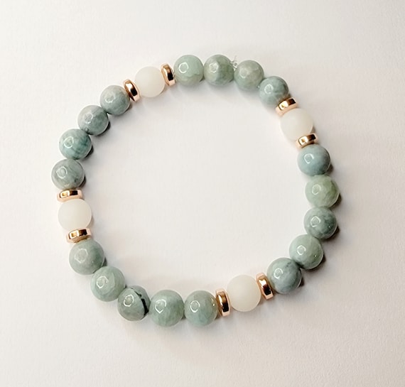 【Sentiments】NO.239 BRACELET mint green Jade 