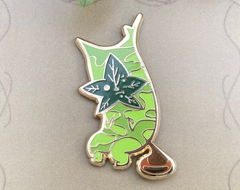 Harde emaille pin Korok | Legend of Zelda: Tears of the Kingdom geïnspireerde metalen Korok Seed-badgespeld | Hahaha! Je hebt mij gevonden!