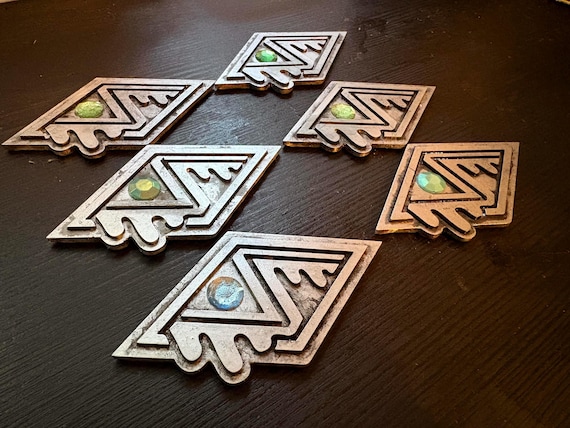 バッジ POKEMON LEGENDS Z-A Rust Syndicate Emblem Inspired Badge | 3D