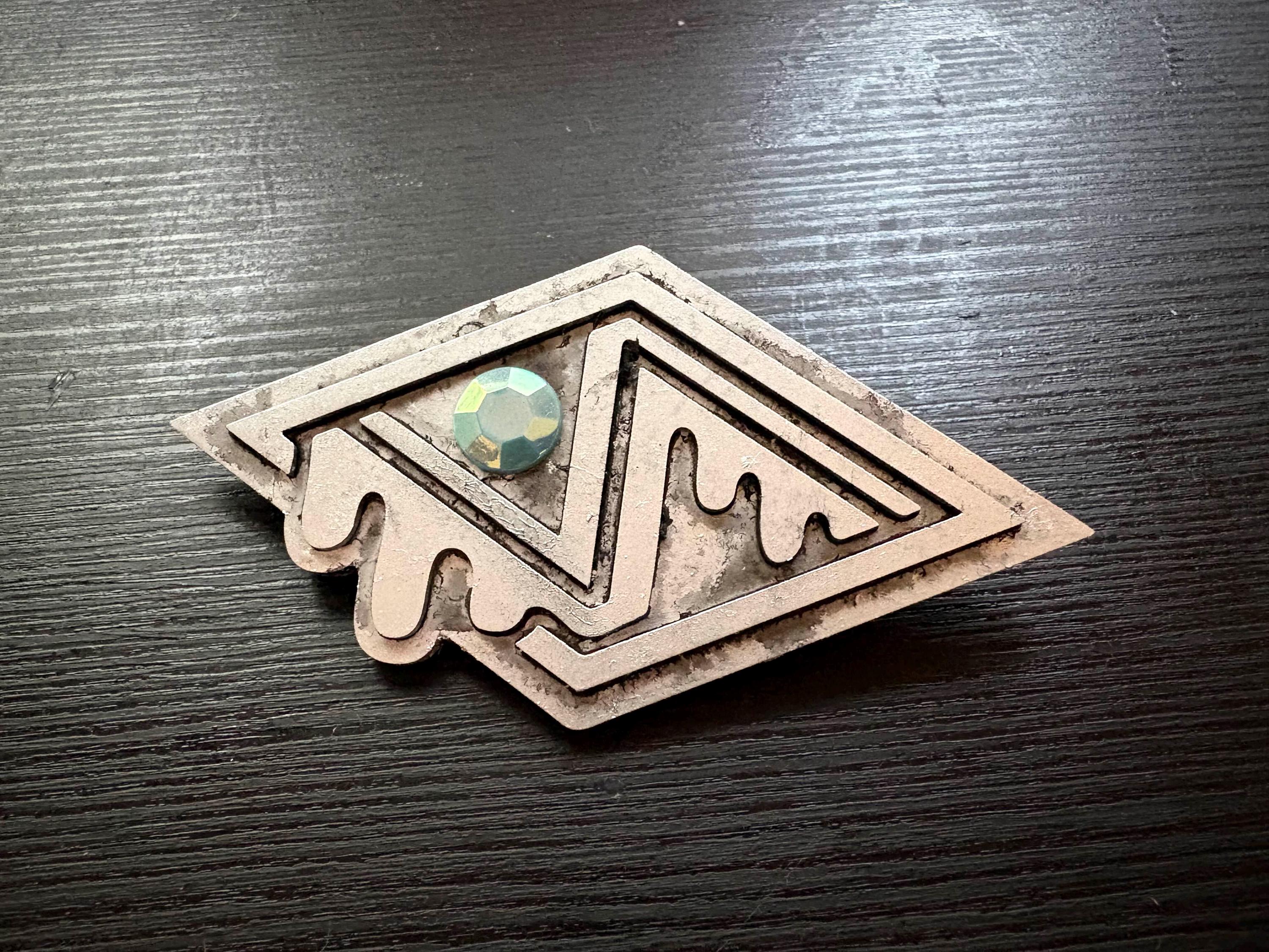 POKEMON LEGENDS Z-A Rust Syndicate Emblem Inspired Badge | 3D