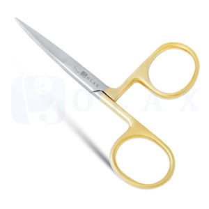 stainless steel 5" loop scissors,ultra sharp,fishing sewing scissors