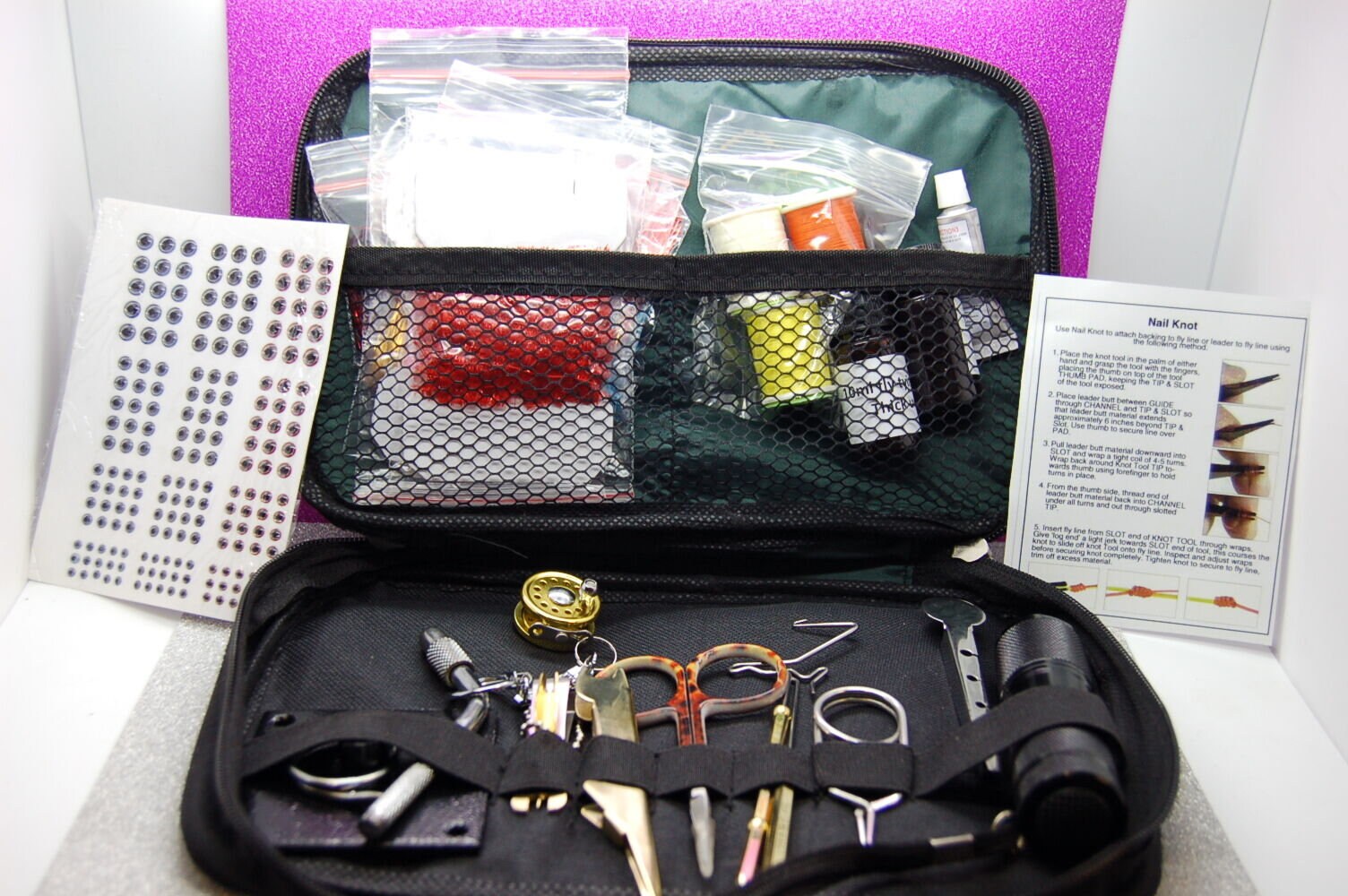 Colla UV Per Mosche Kit Materiali E Strumenti Per Legatura Mosche Da Pesca - Include Colla UV, Fili E Accessori Colle UV E Fili Pesca - Foto 3