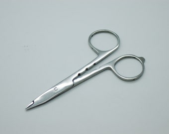 Pince à pêche en acier inoxydable avec ciseaux : outil multifonction (4,5 po./12 cm)
