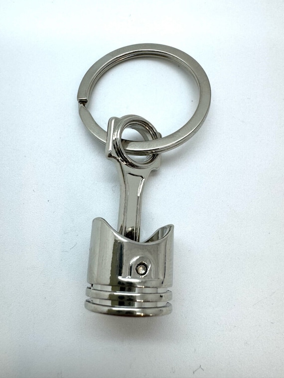Piston Keyring Keychain,zinc Alloy Piston Key Ring Key Chain - Foto 3