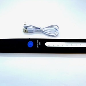 wiederaufladbare 365nm UV-Inspektionslampe, 2 in 1, UV-Harzhärtung, Haustier-Urinfleckenflecken, Fälschungsüberprüfung, Mineraledelstein