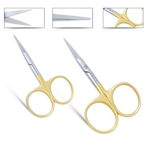 stainless steel Micro Tip, Serrated Steel for Fly Tying, 3,5 inches,extremely sharp 9cm