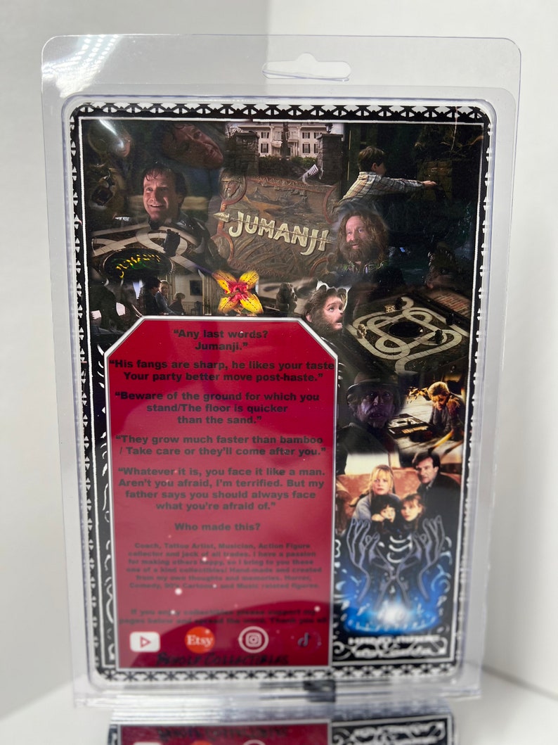 Jumanji game Pieces Etsy