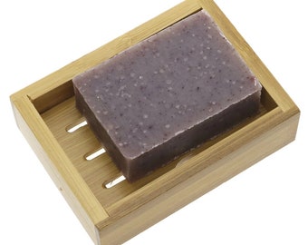 Bamboo soap dish - biodegradable, plastic free, zero waste