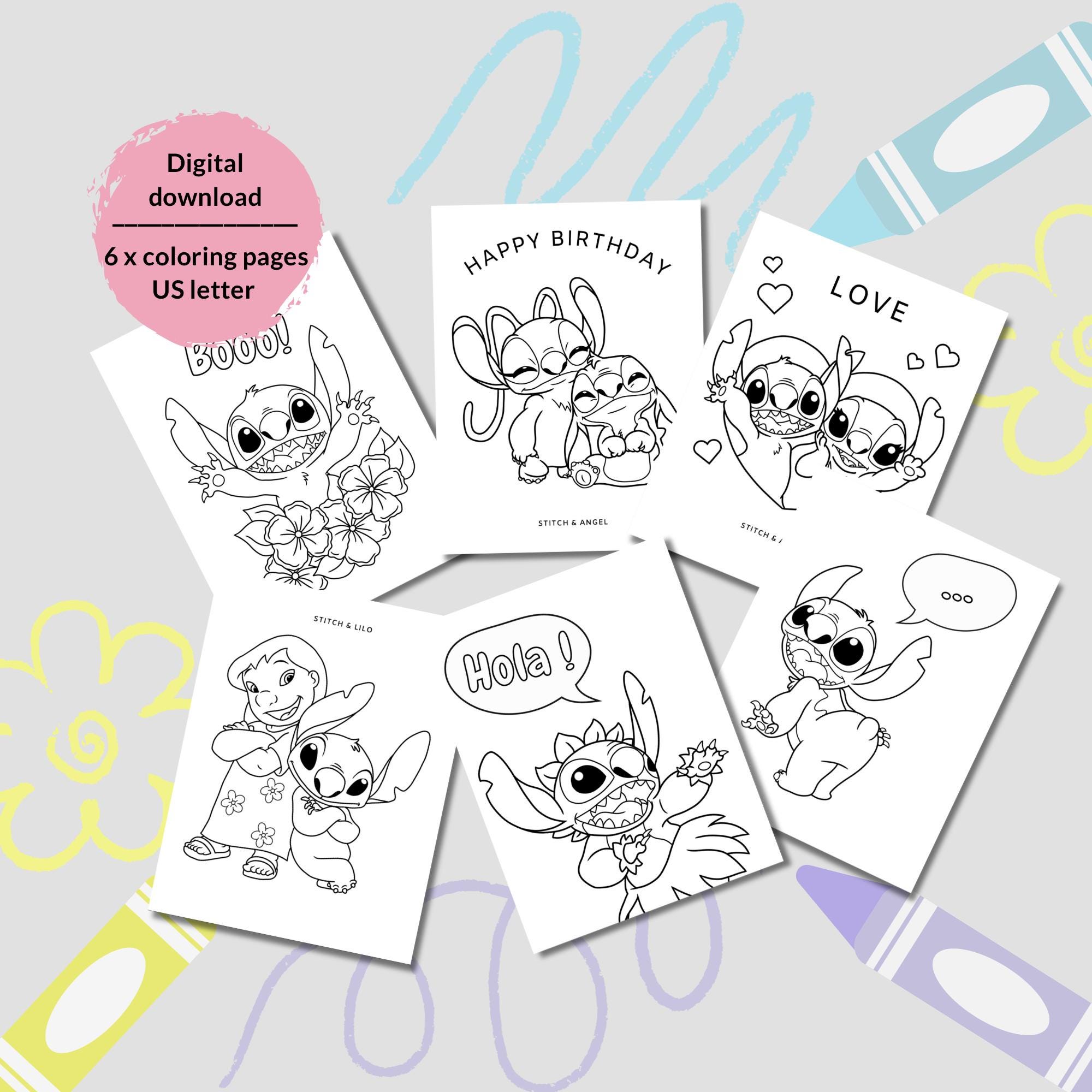 Stitch Coloring Books. Printable Coloring Books With Stitch. Lilo and ...