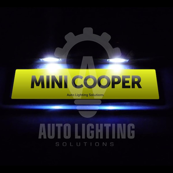 For Mini Cooper R50 R52 R53 R56 R57 Canbus Error Free Number Plate Led Lights
