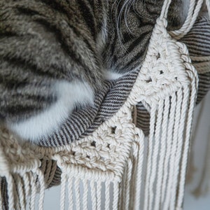 Macramé Cat Hammock image 8