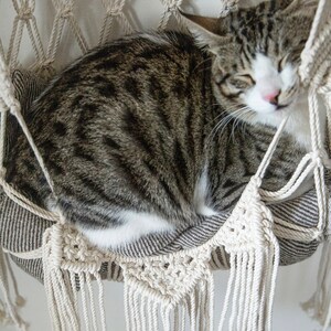 Macramé Cat Hammock image 7