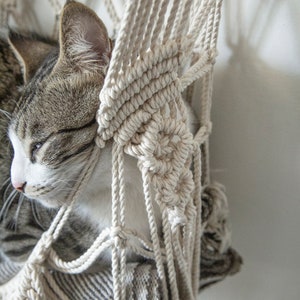 Macramé Cat Hammock image 6