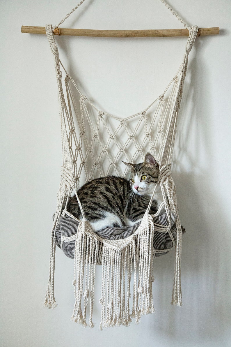 Macramé Cat Hammock image 2