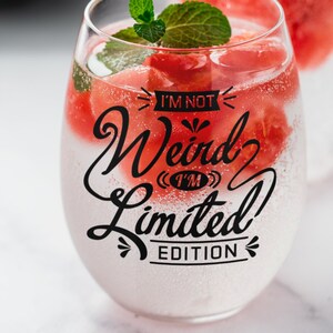 Sassy AF Stemless Wine Glass, Perfect Gift for a Bachelorette Party or Wine Lover