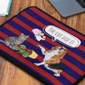 Funda para portátil Furry Friend, regalo perfecto para cualquier padre de mascotas.