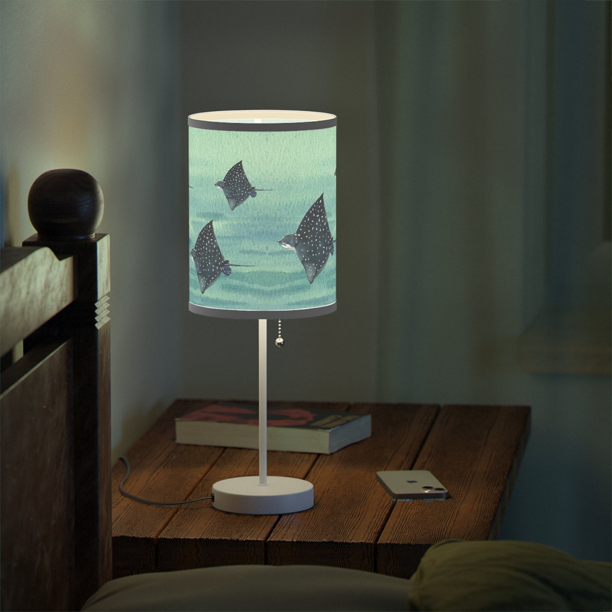 Under the Sea, Stingray, Bedside Lamp, Ocean Nursery Décor - Etsy