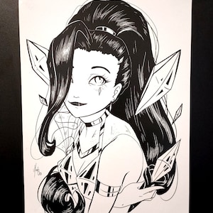 Poster KD/A Seraphine - Glossy paper printing 200g high quality A3 League of Legends illustration woman man