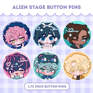 ALNST - Mizi Sua Hyuna Ivan Till Luka 1.75 inch Button Pins