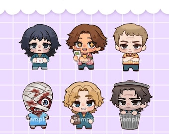 PREORDER Mouthwashing Solo Character 4cm Acrylic Charms and Standees